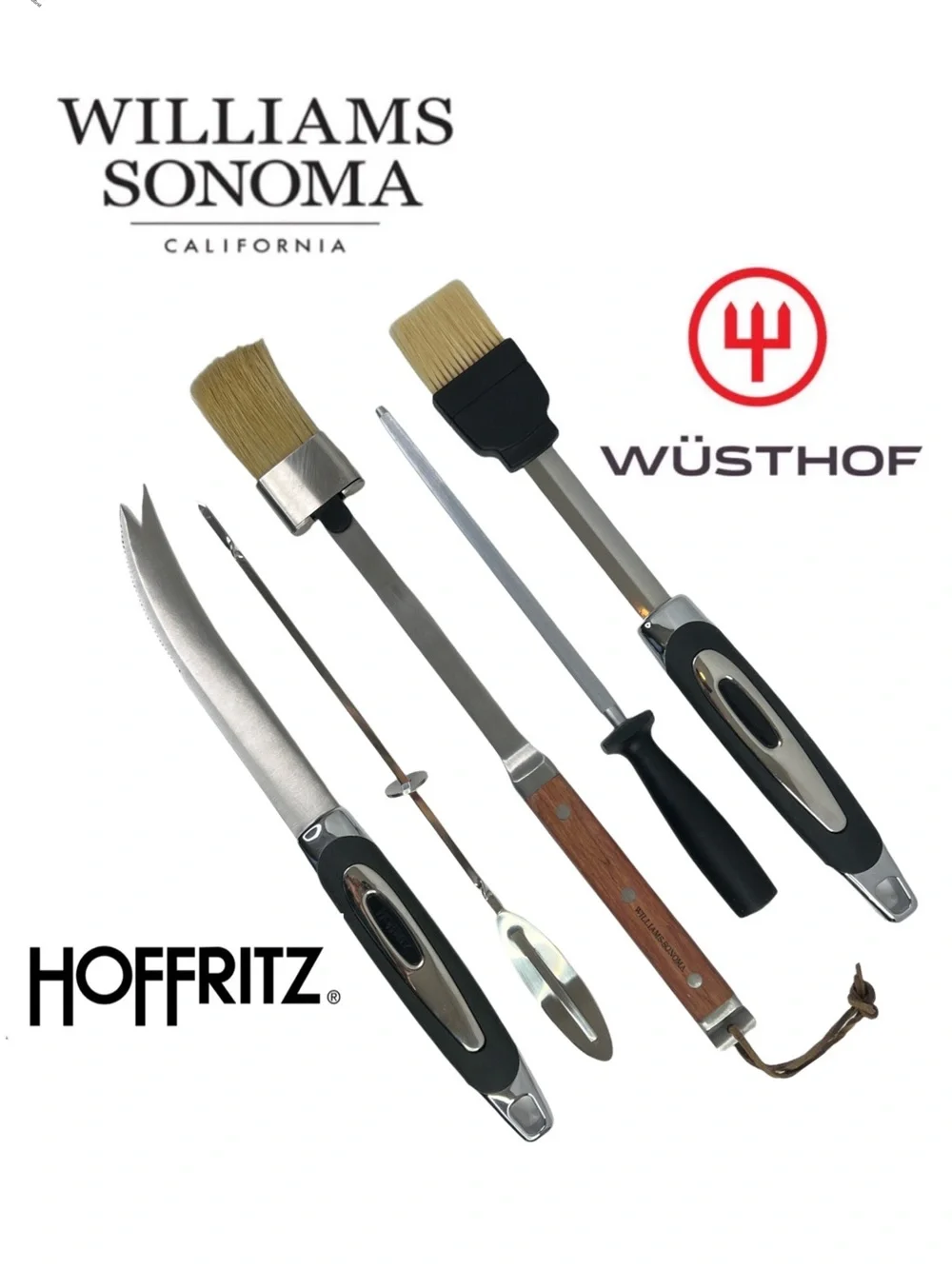 BBQ (5) Hoffritz Skewer Wusthof Knife Williams Sonoma BBQ Hoffritz BBQ‎